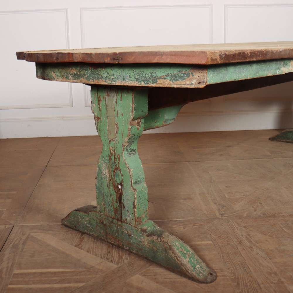 18th Century English Trestle Table View II