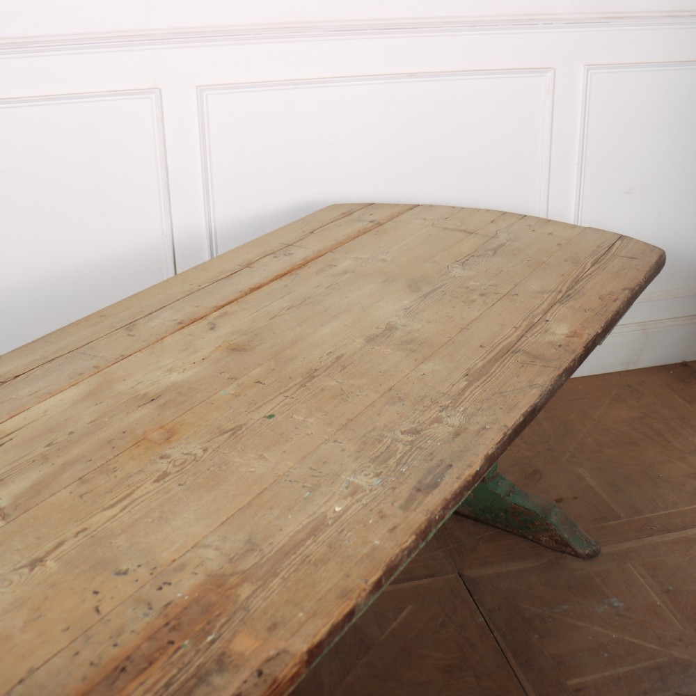 18th Century English Trestle Table View V
