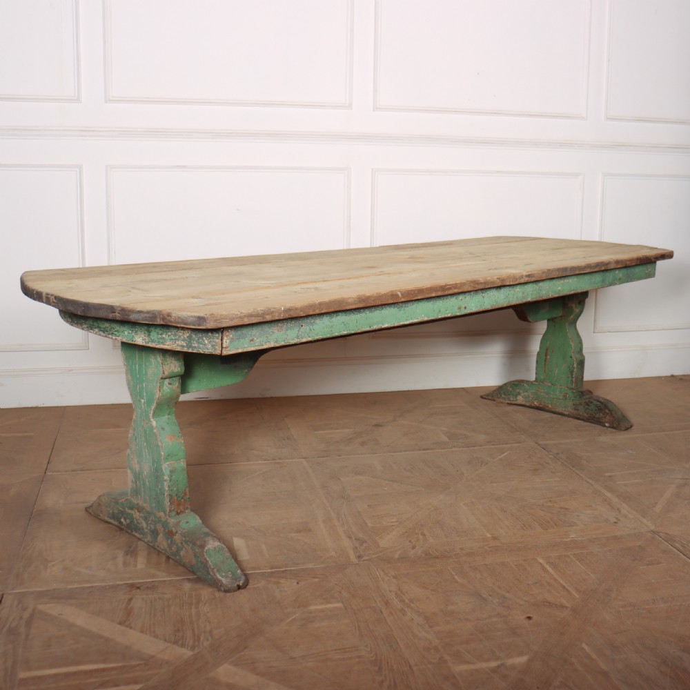 18th Century English Trestle Table View VI