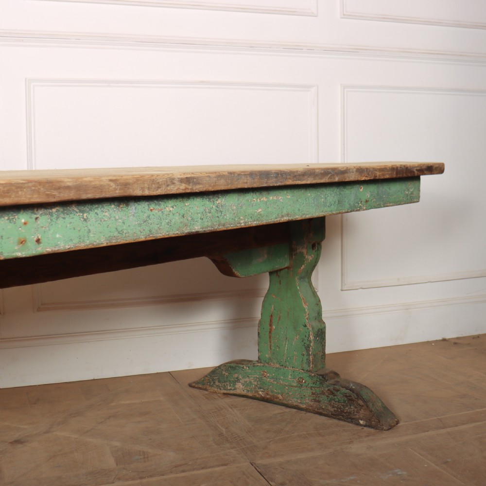 18th Century English Trestle Table View VIII