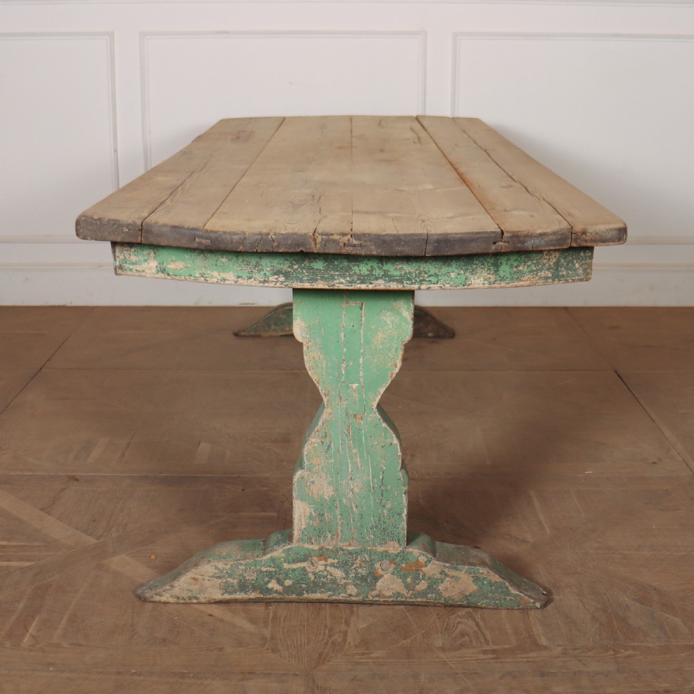 18th Century English Trestle Table View IX