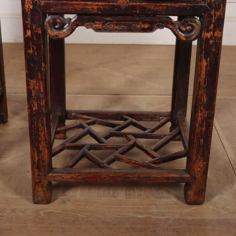 Pair of Chinese Bedside Tables View VI