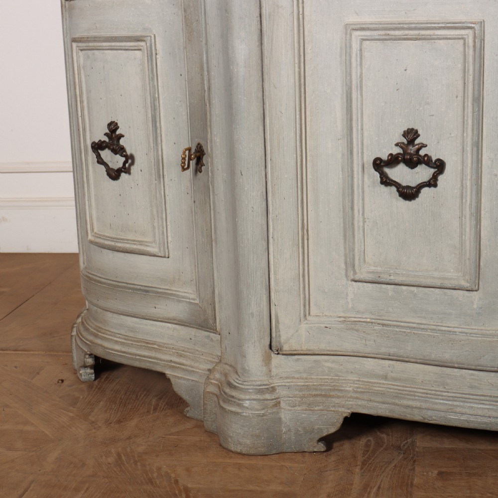 Italian Painted Serpentine Sideboard View III