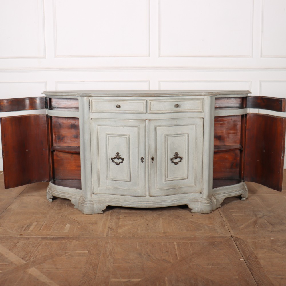 Italian Painted Serpentine Sideboard View VII