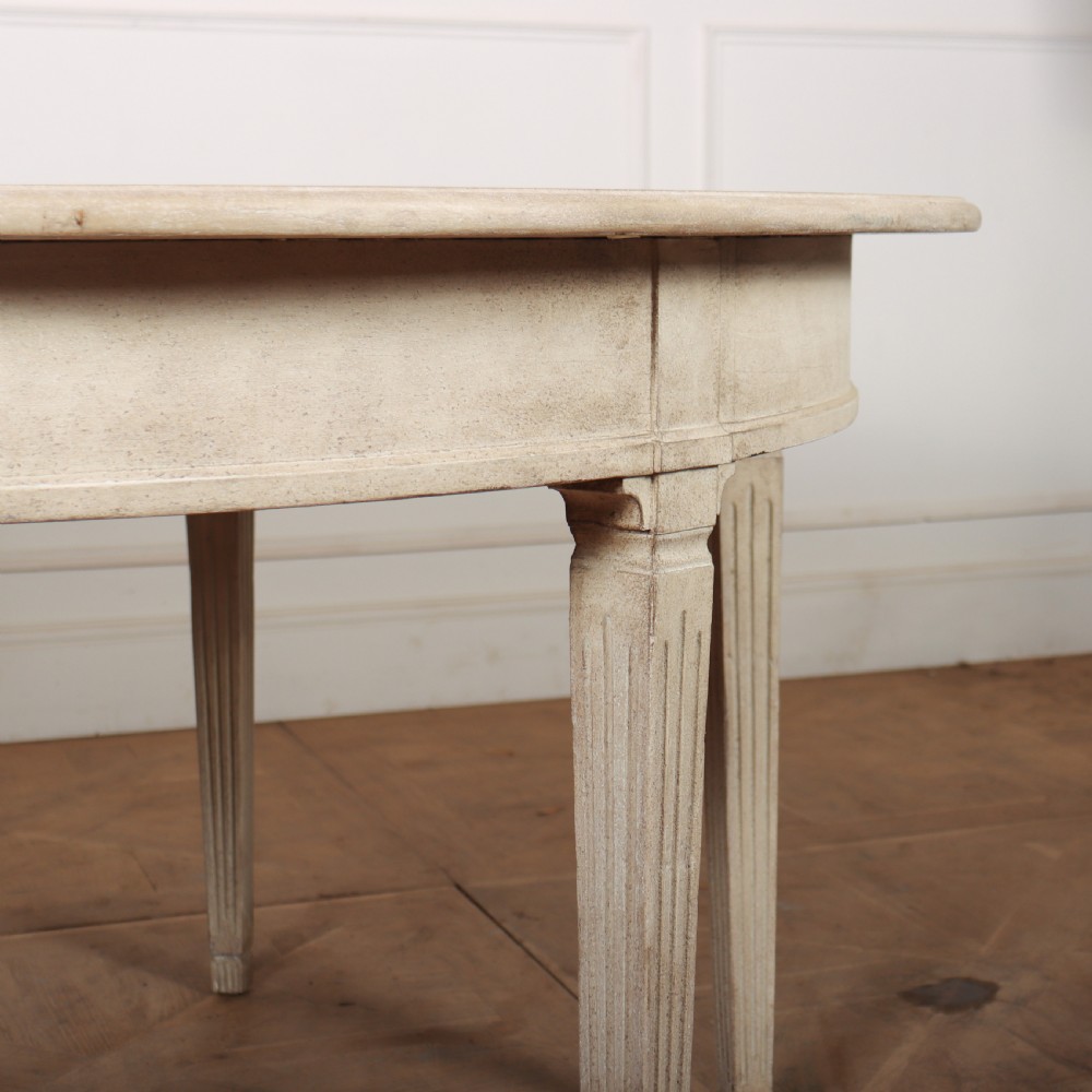 Early 20th Century Swedish Extending Dining Table View VI