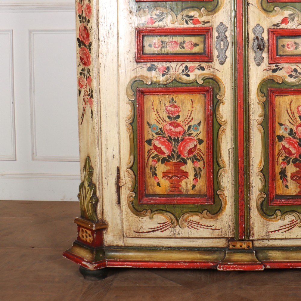 Austrian Painted Marriage Amoire View II