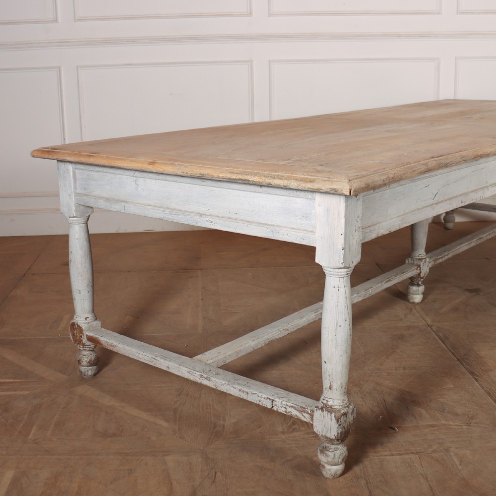 Large French Farmhouse Table View V