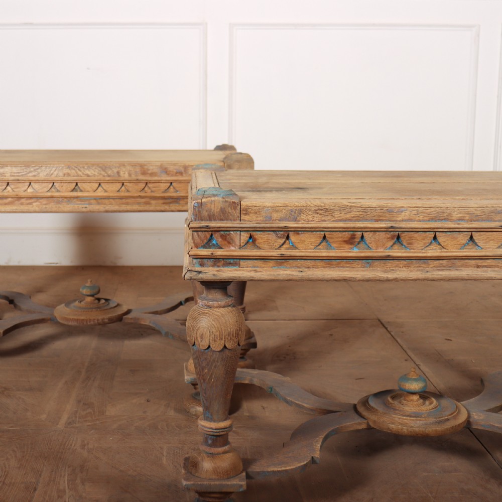 Pair of Bleached Oak Lamp Tables View II