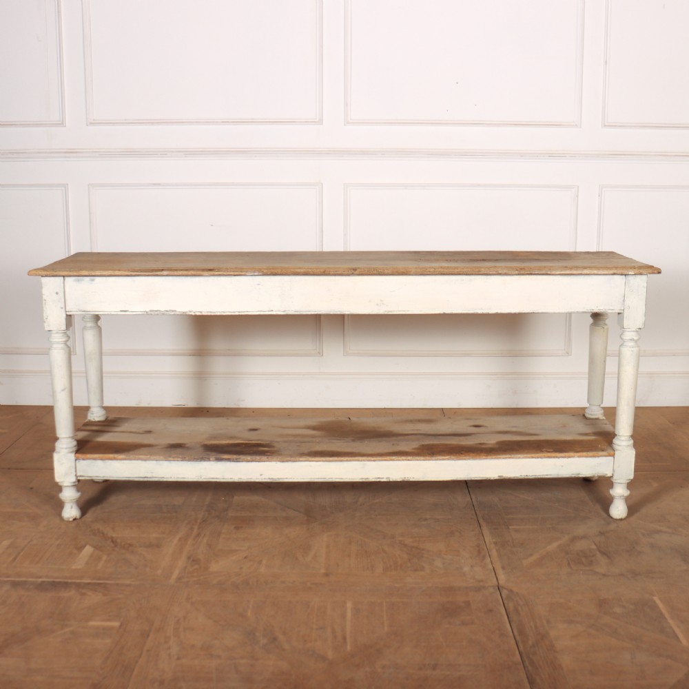 French Original Painted Drapers Console