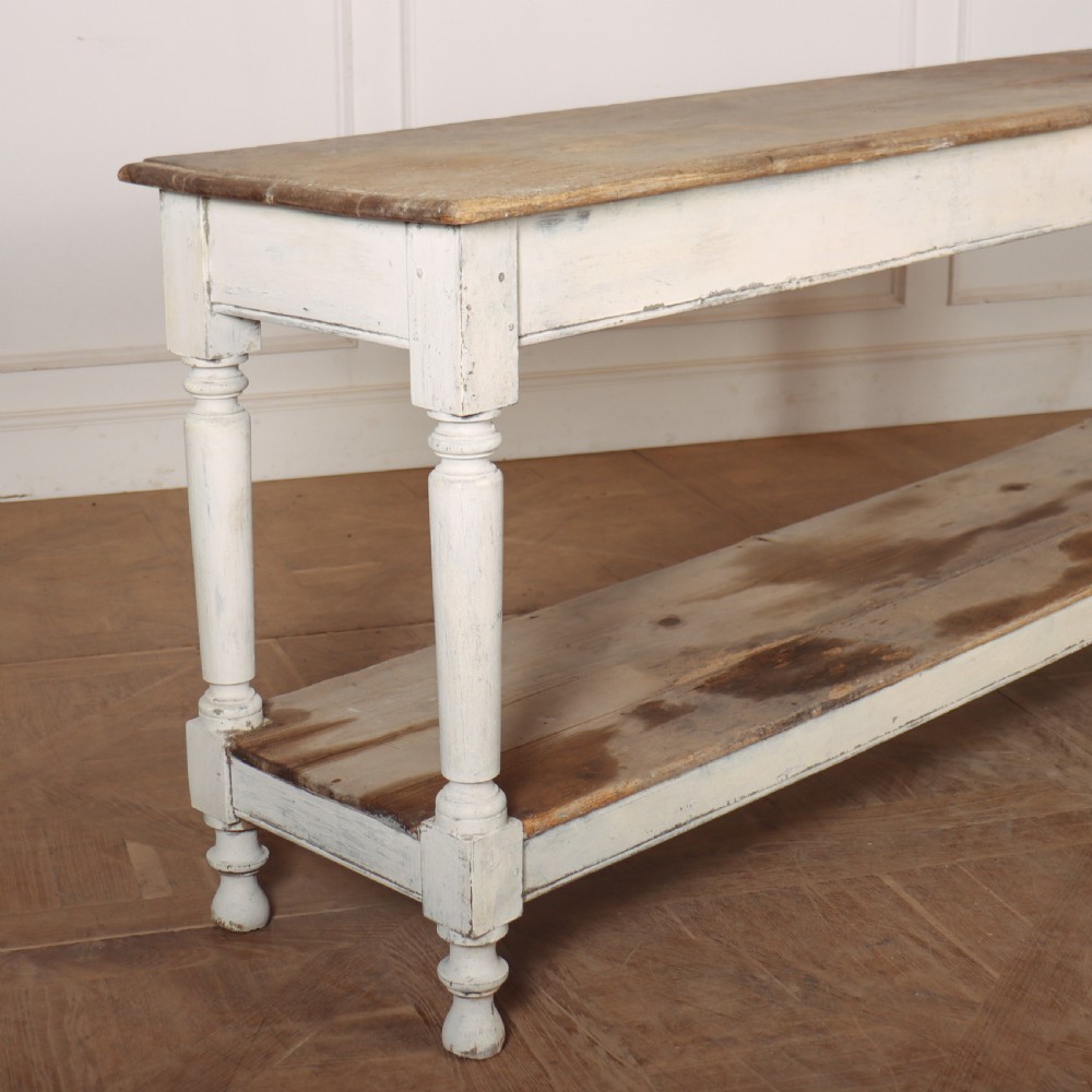 French Original Painted Drapers Console View II