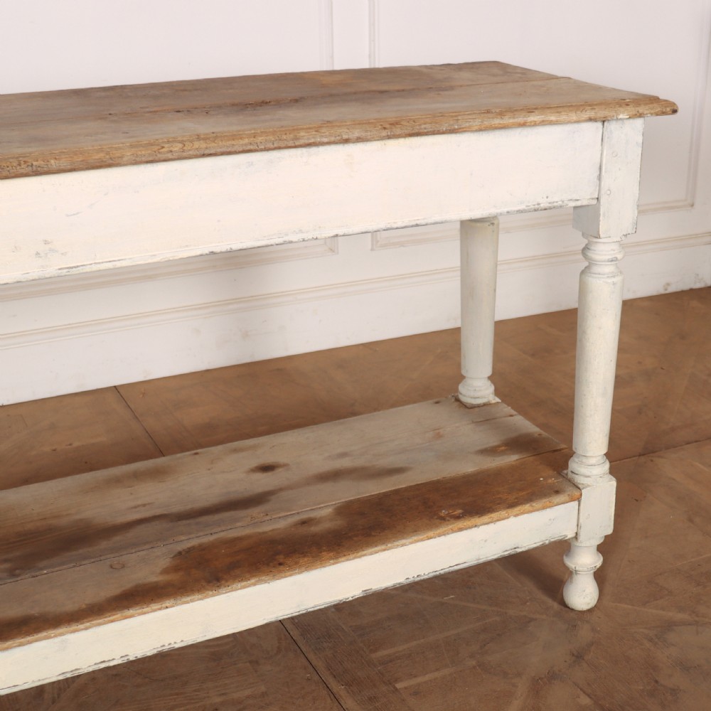 French Original Painted Drapers Console View IV