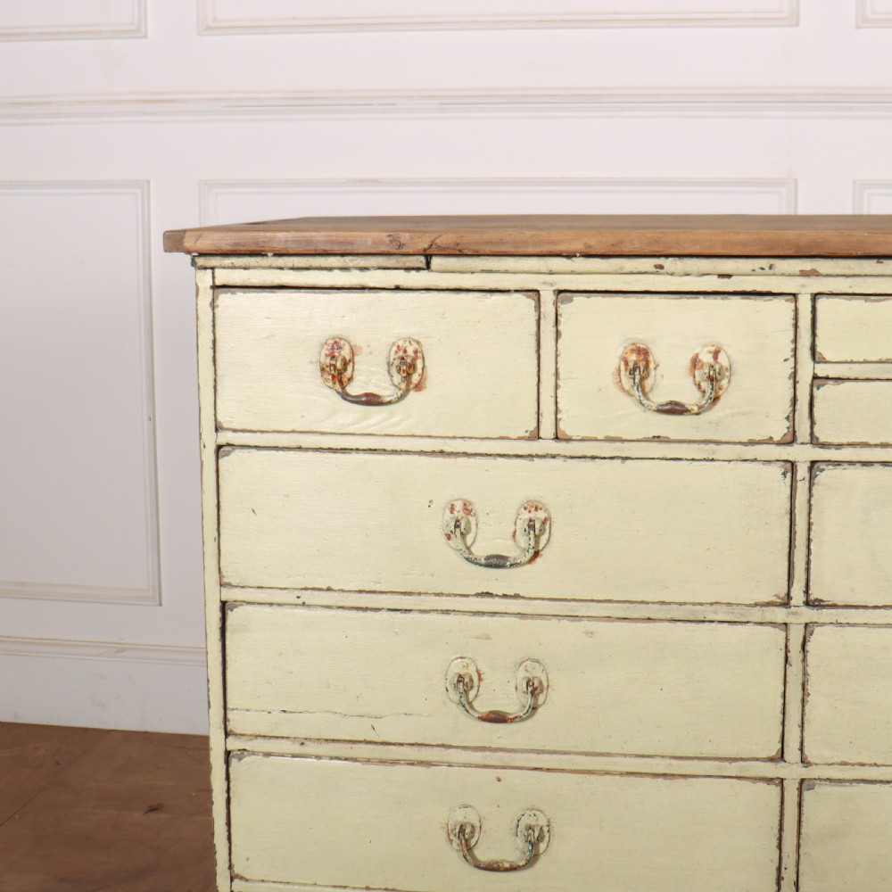 English Painted Chest of Drawers View II