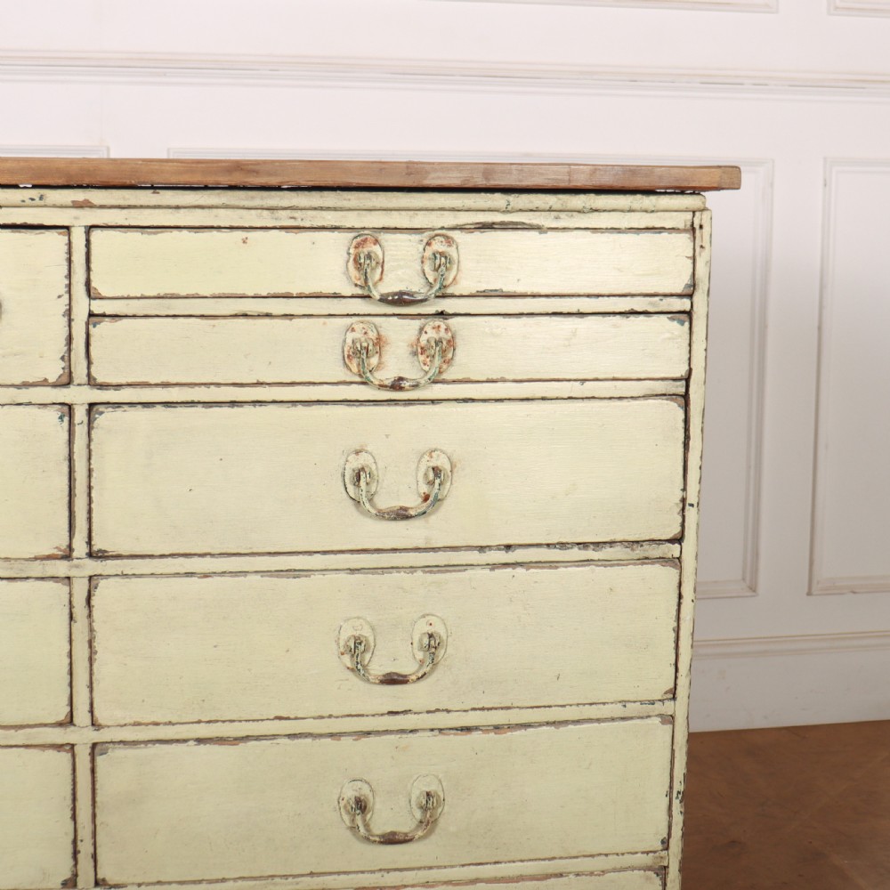 English Painted Chest of Drawers View IV