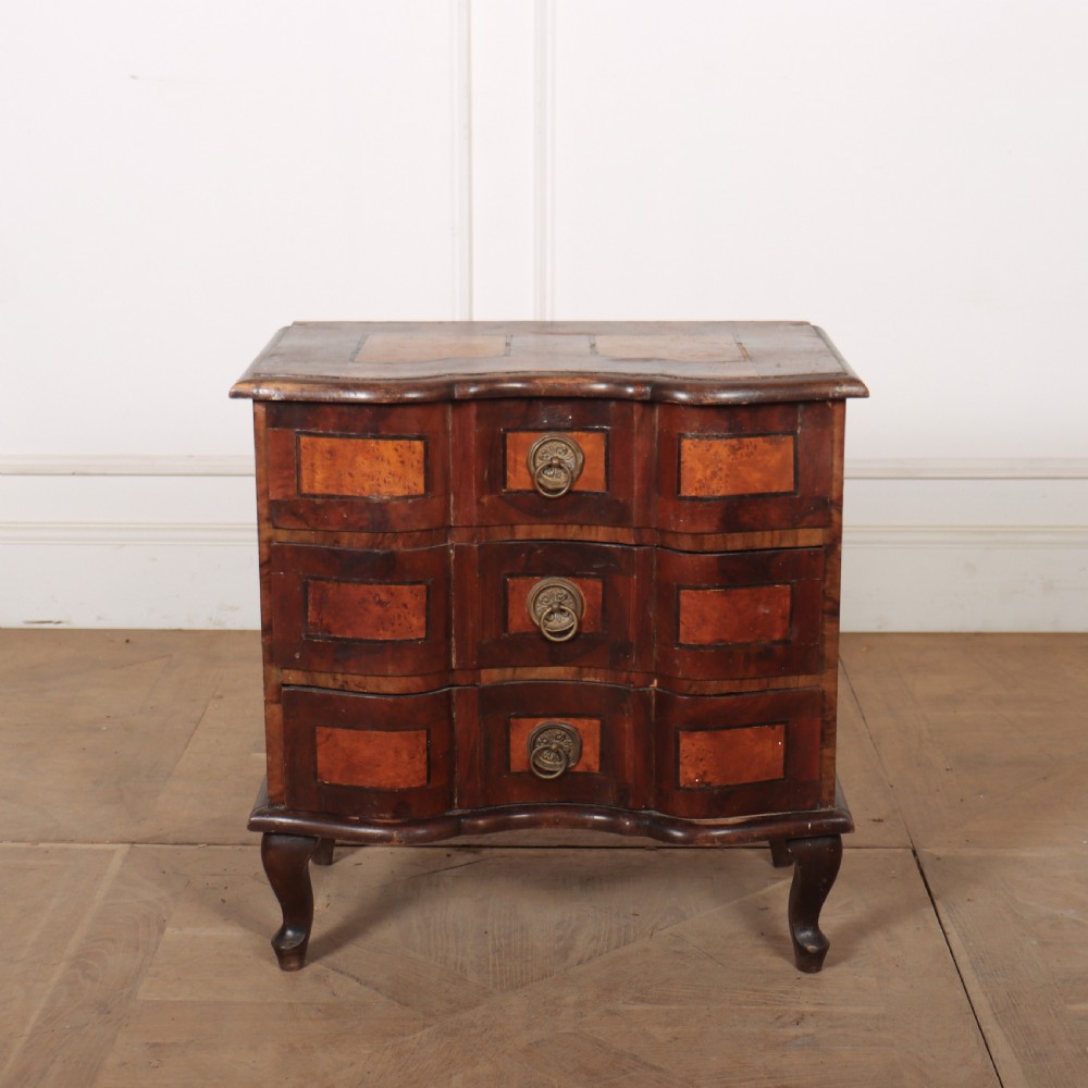 Small Italian Serpentine Bedside Commode