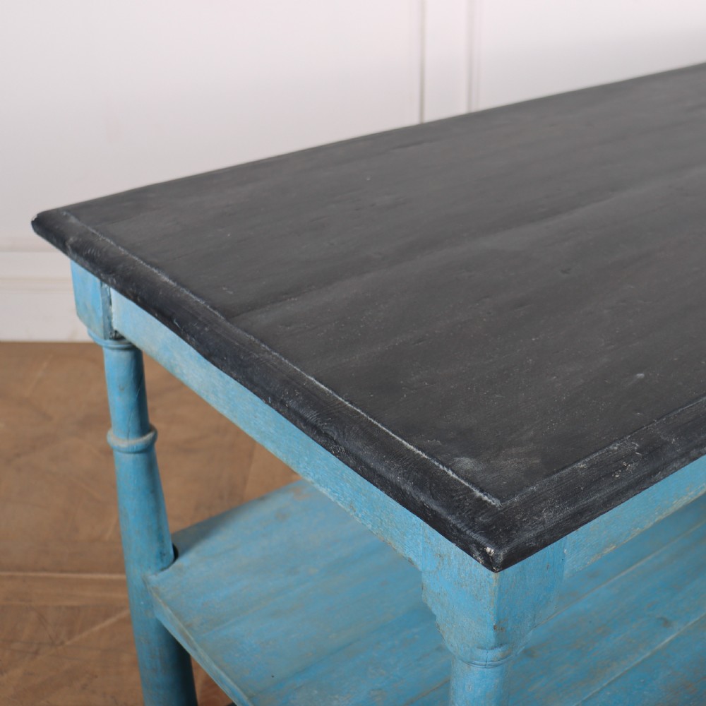 French Painted Drapers Table View V