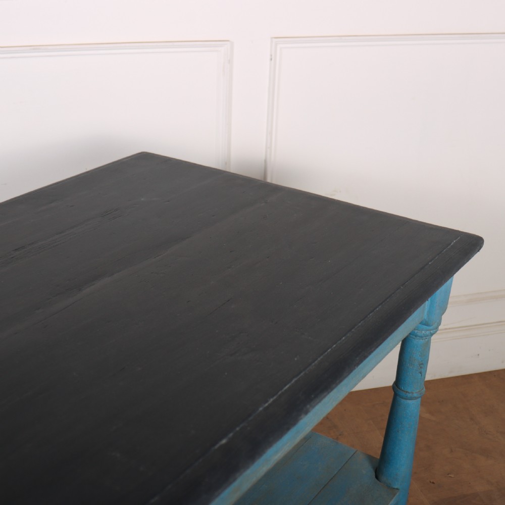 French Painted Drapers Table View VII