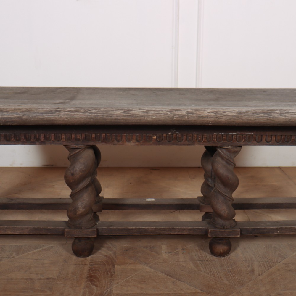 French Weathered Oak Stool View III