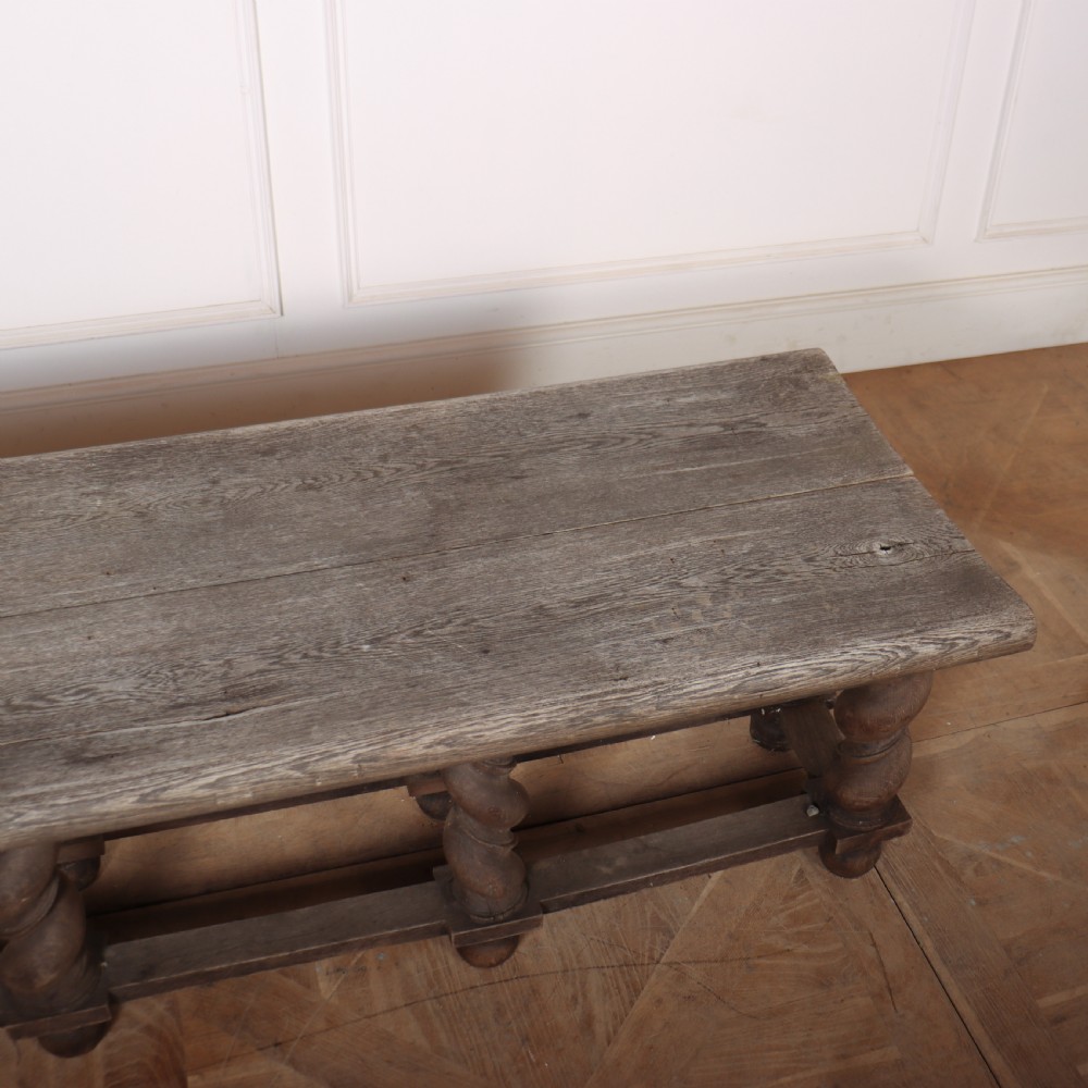 French Weathered Oak Stool View V