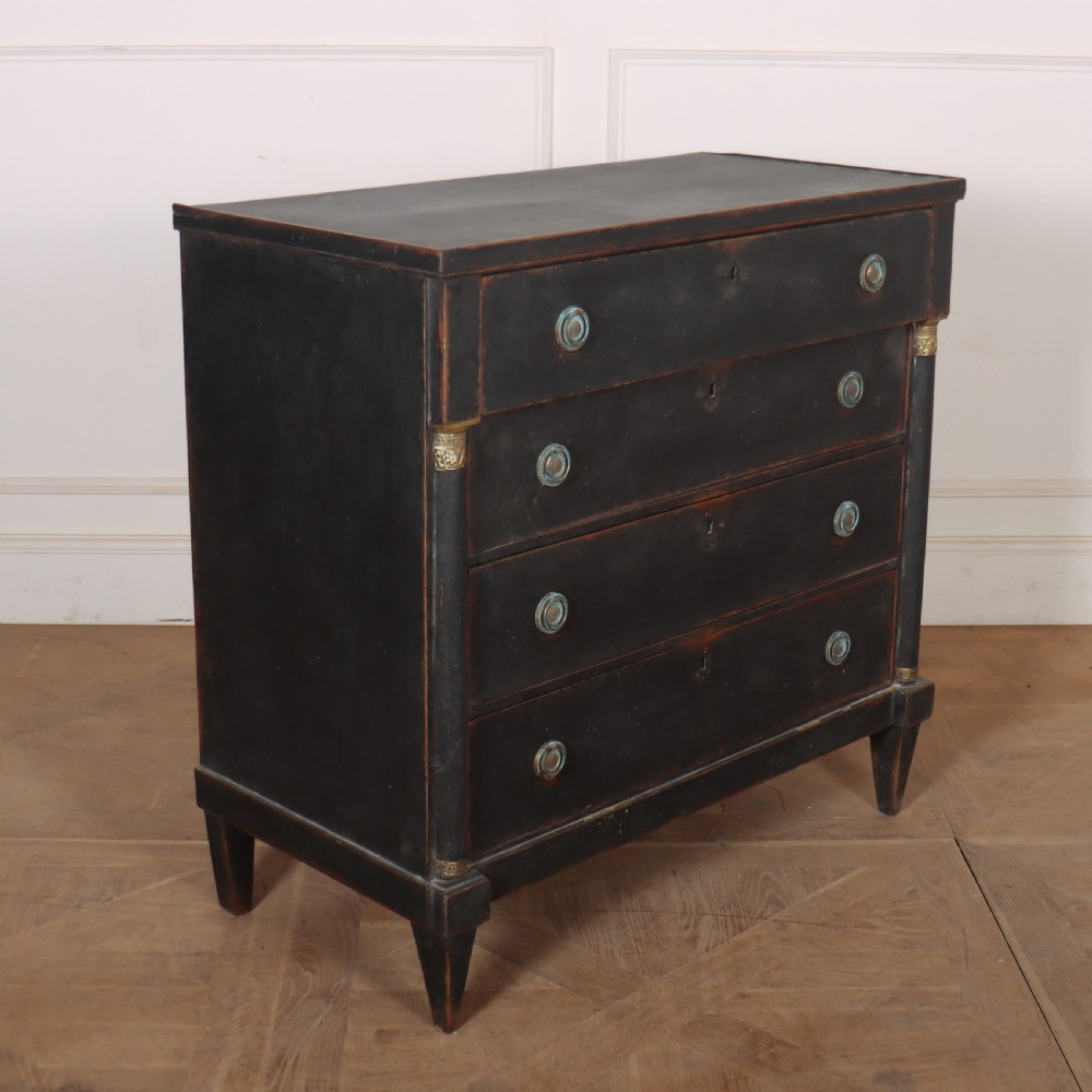 Painted Swedish Commode View V