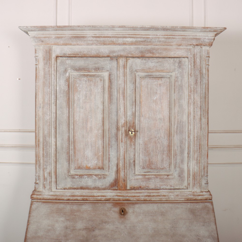 Swedish Painted Bureau Bookcase View V