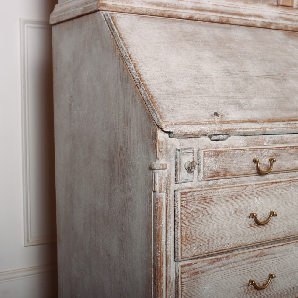 Swedish Painted Bureau Bookcase View VI