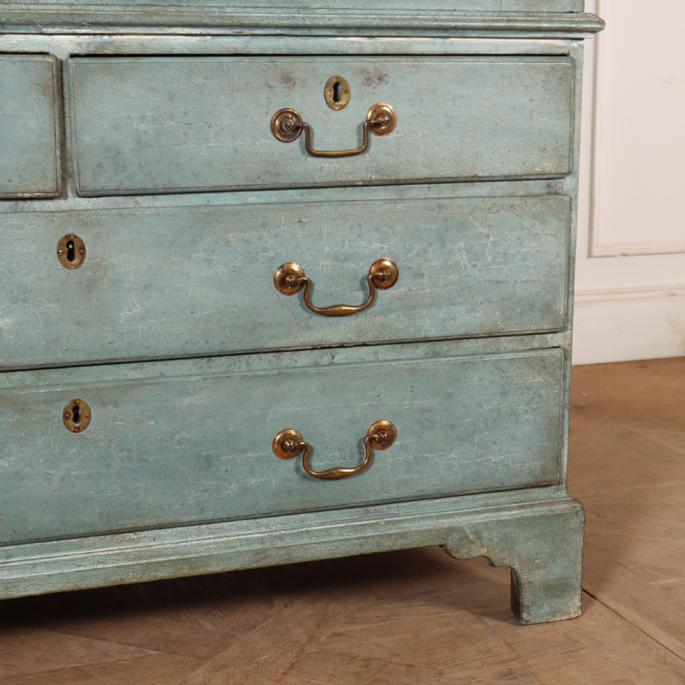 18th Century Painted Linen Cupboard View III