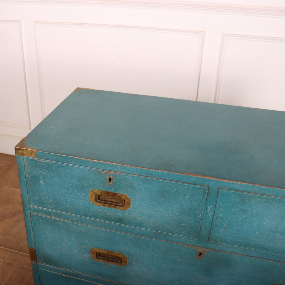 Painted English Military Chest View VII