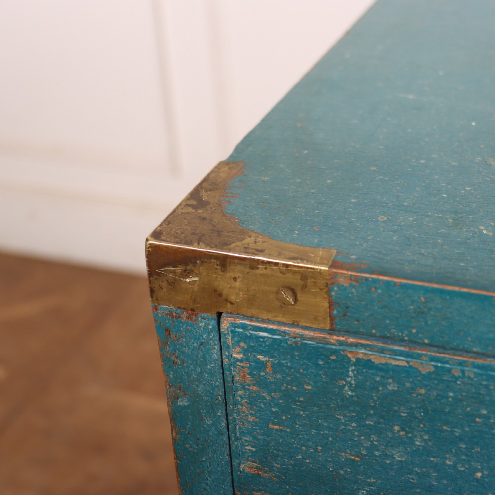 Painted English Military Chest View VIII