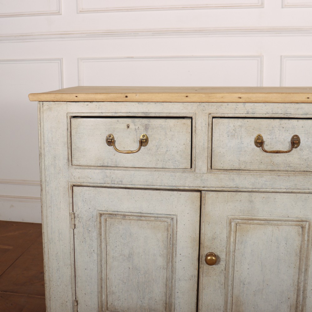 English Painted Dresser Base View II