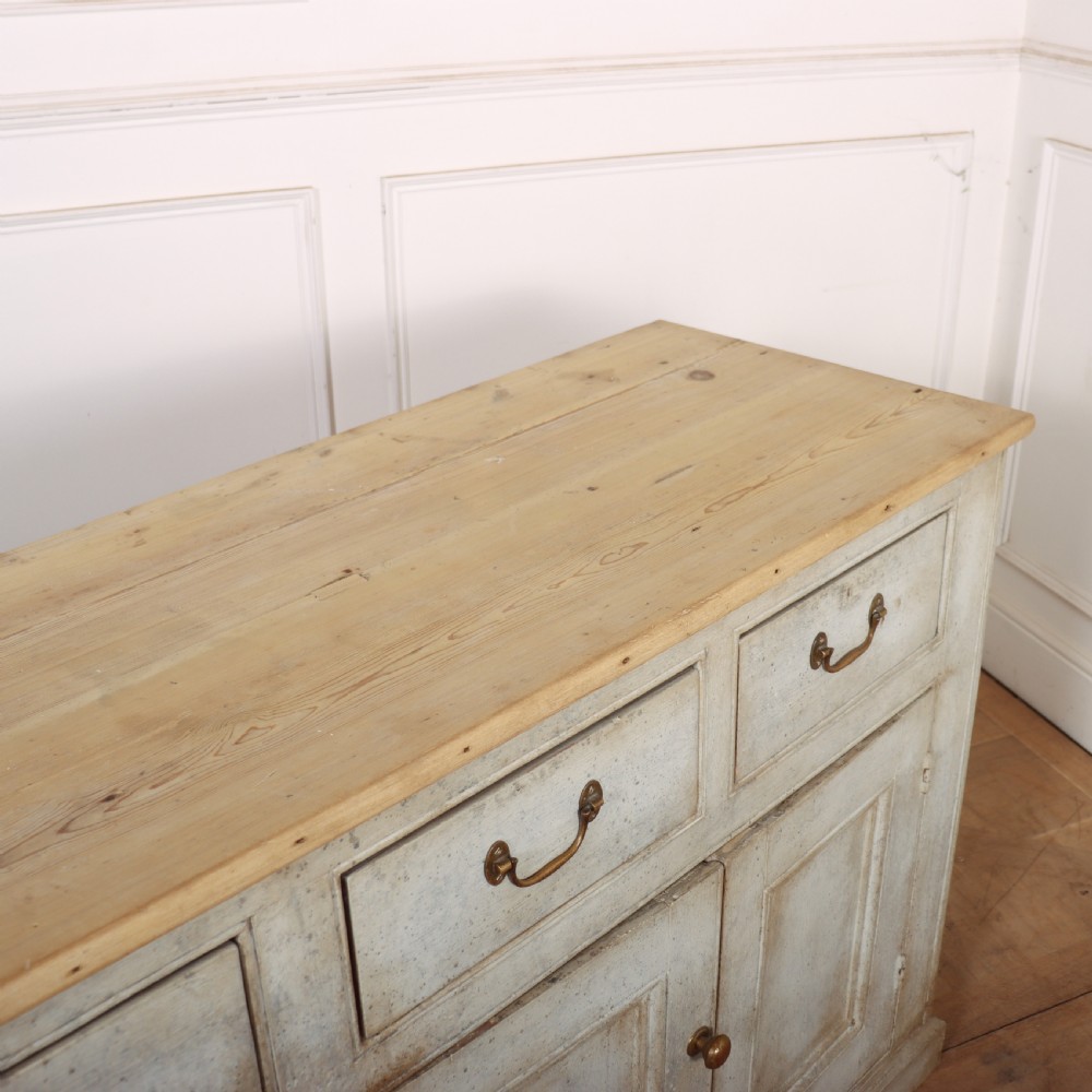 English Painted Dresser Base View VIII