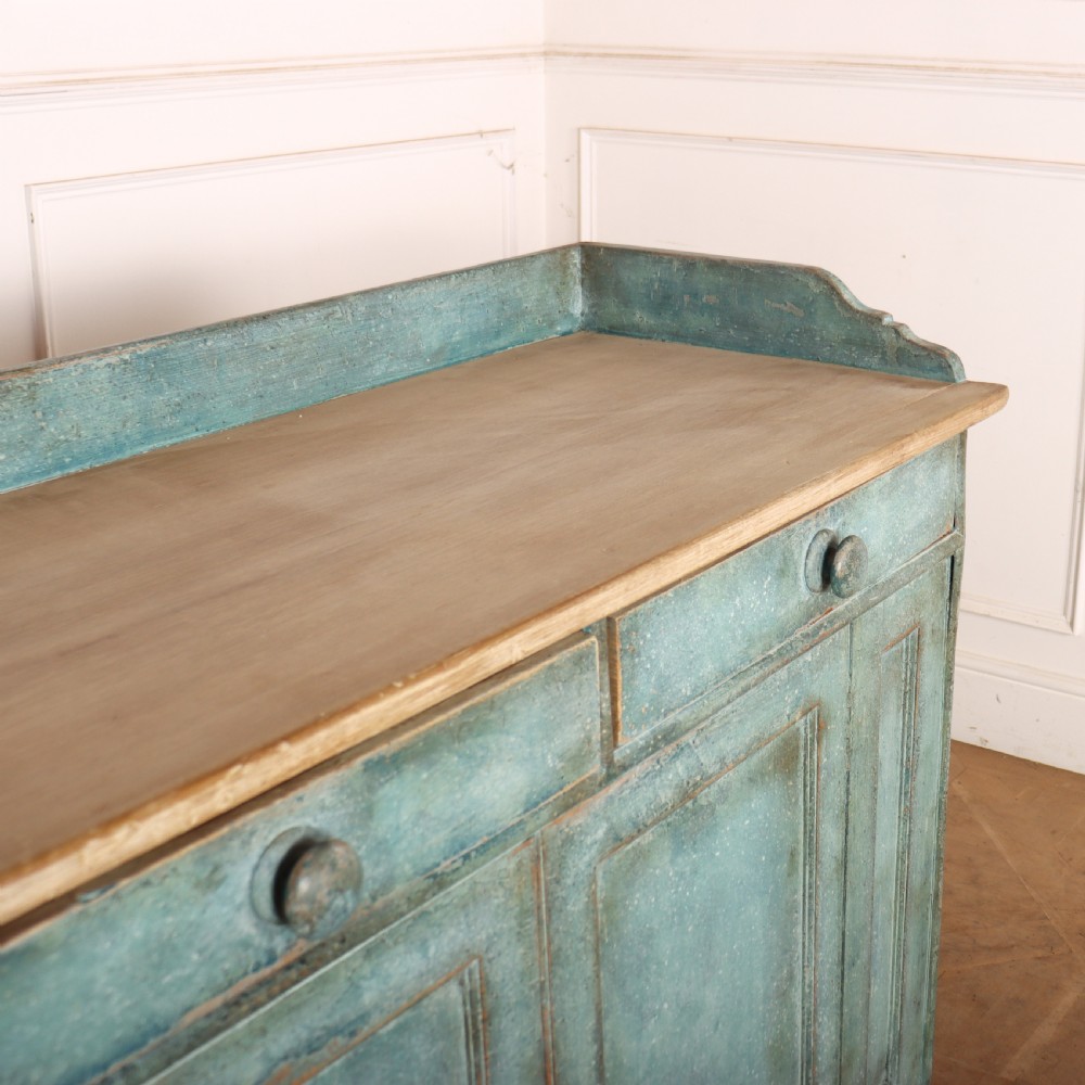 Scottish Painted Dairy Dresser Base View V