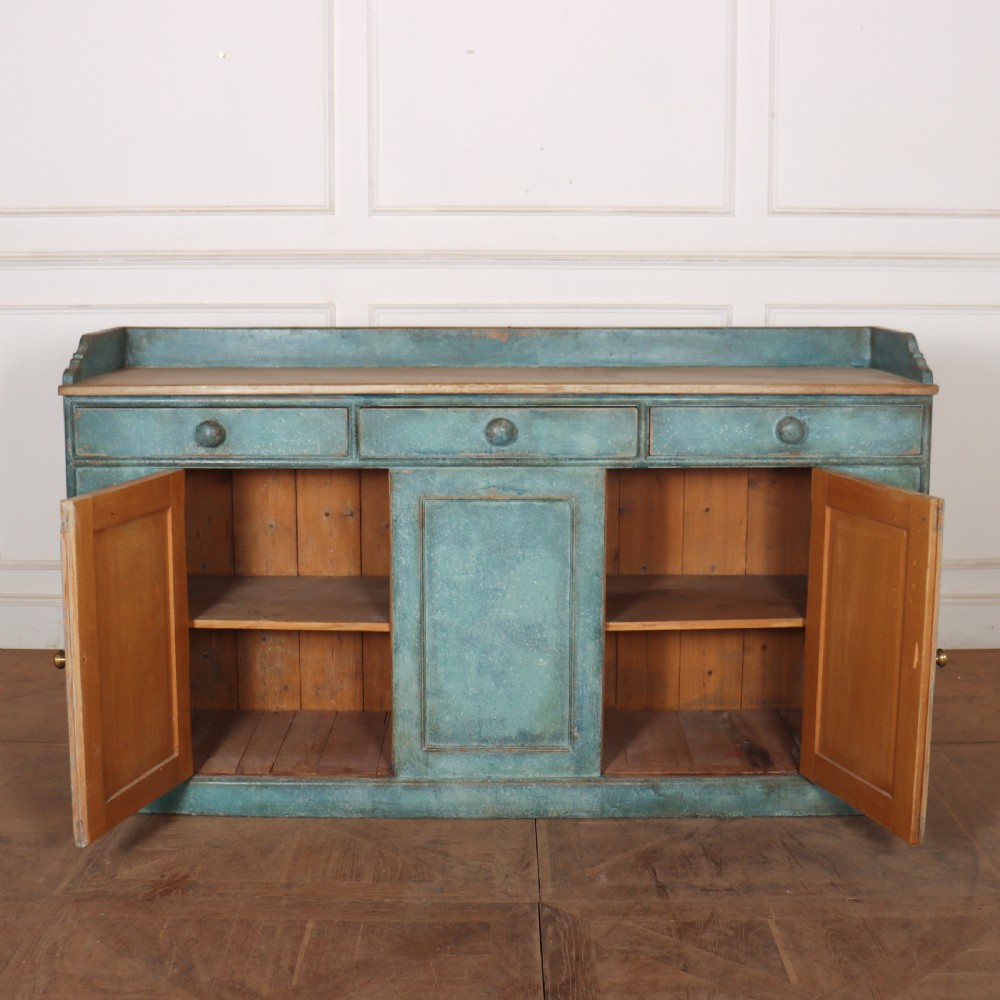 Scottish Painted Dairy Dresser Base View VI