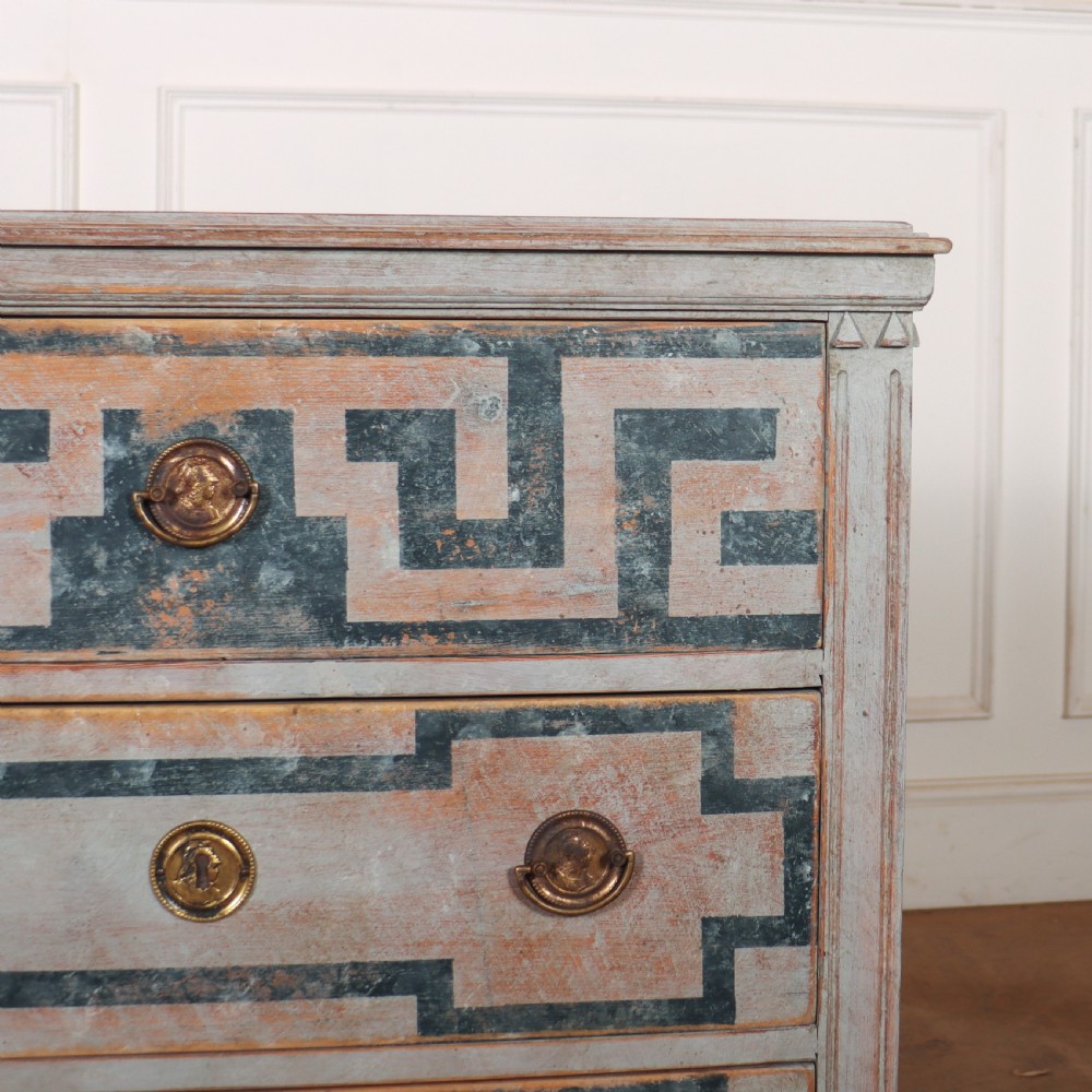 Pair of Swedish Painted Commodes View V