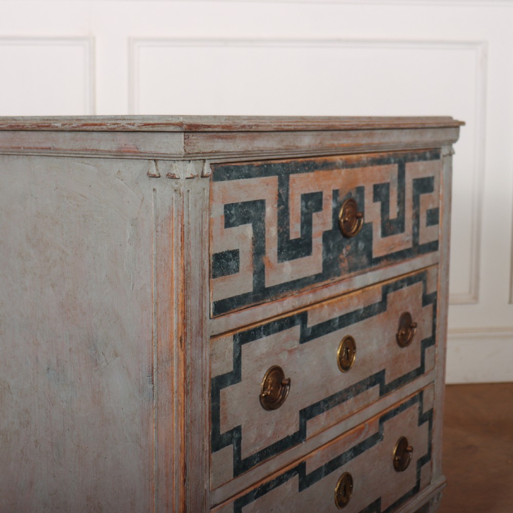 Pair of Swedish Painted Commodes View VII