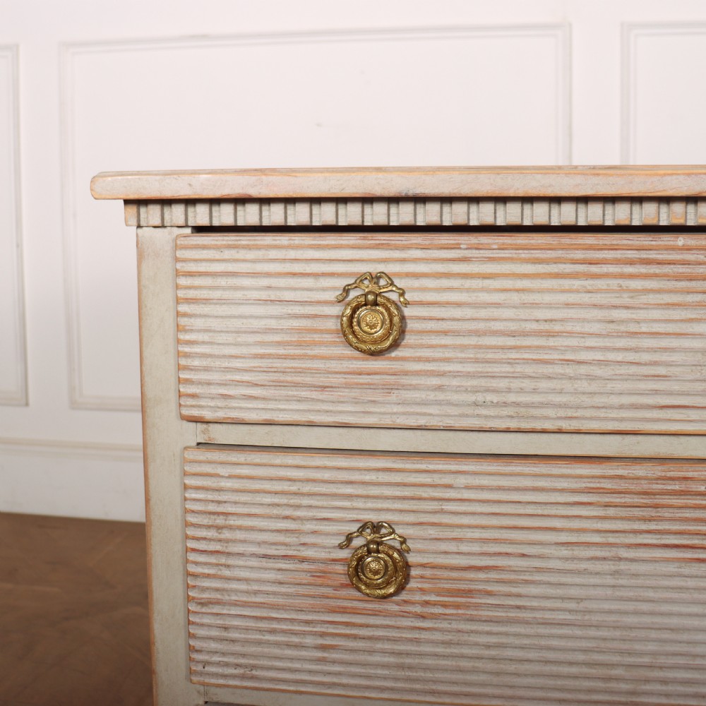 Swedish Painted Pine Commode View II