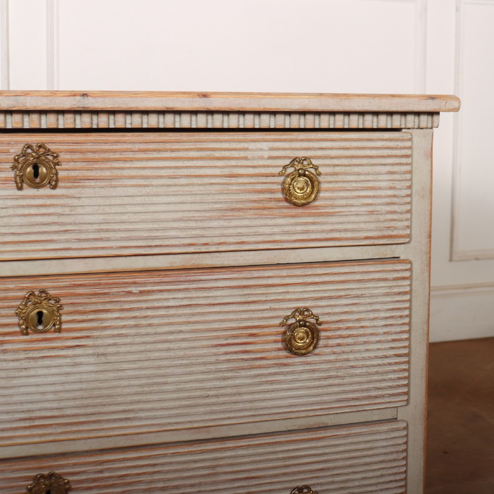 Swedish Painted Pine Commode View III