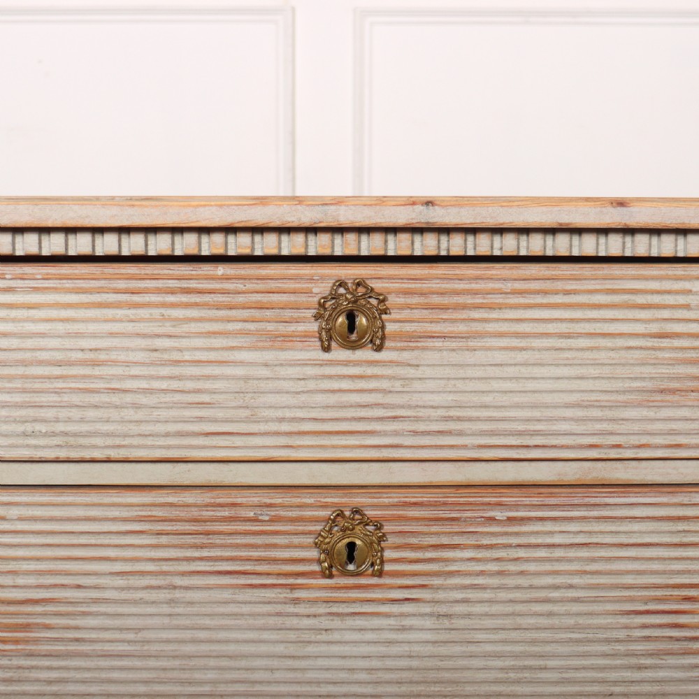 Swedish Painted Pine Commode View V