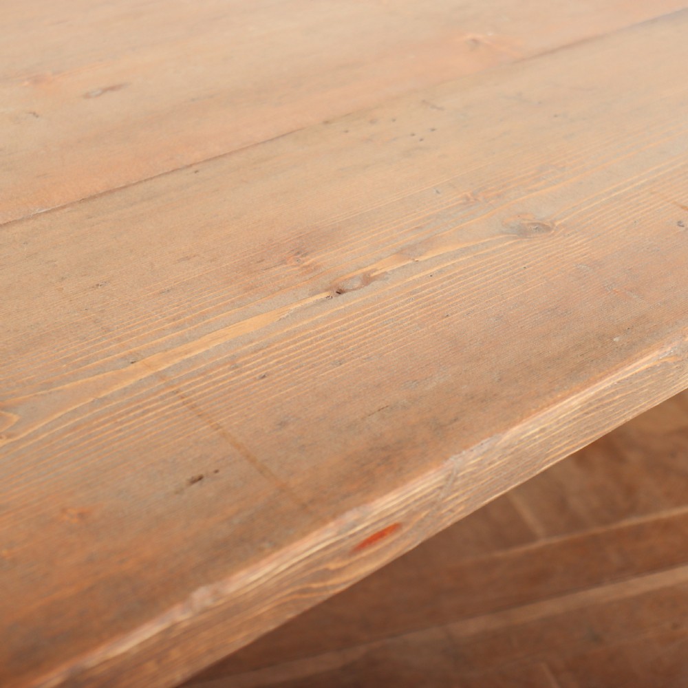 Large Swedish Trestle Table View IV
