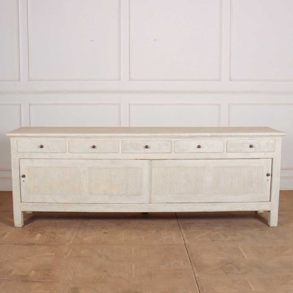 Swedish Style Painted Dresser Base View IV