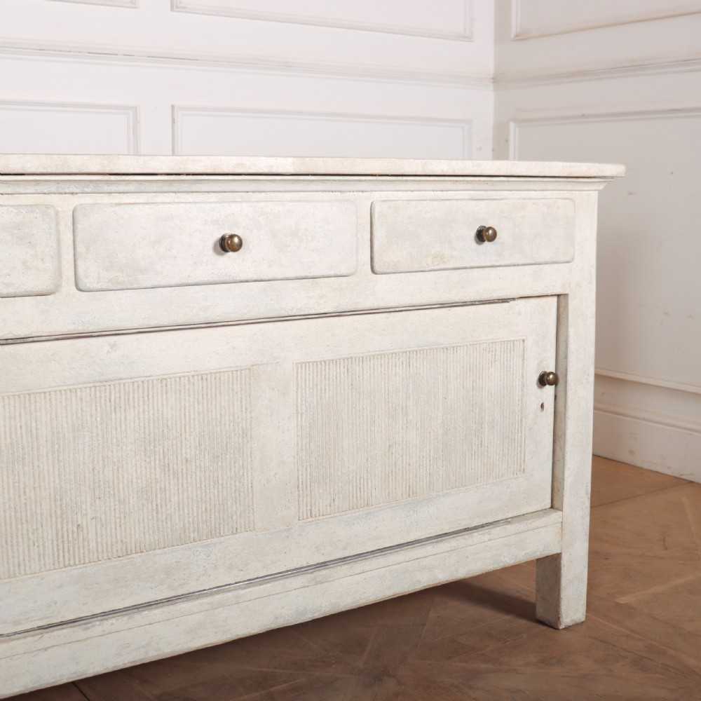 Swedish Style Painted Dresser Base View VI