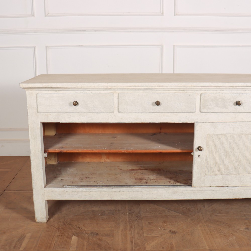 Swedish Style Painted Dresser Base View VII