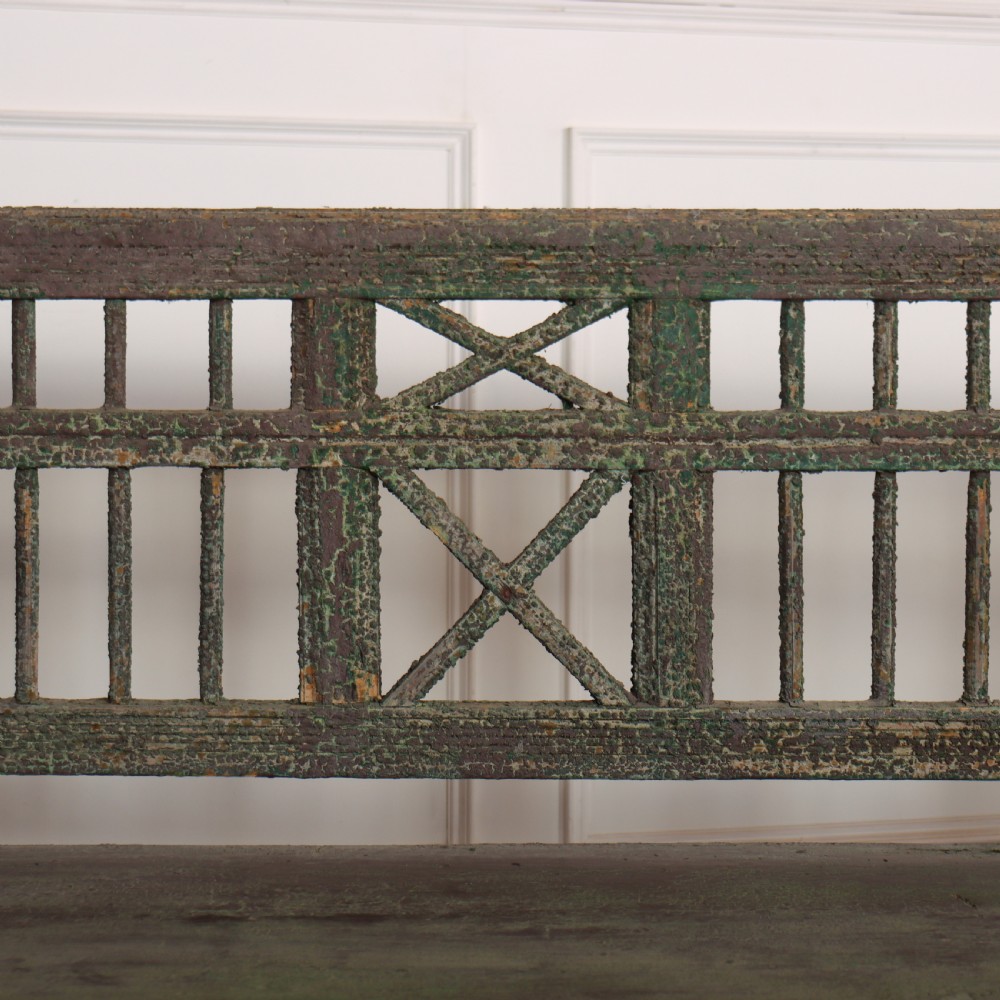 Original Painted Italian Settle View IV