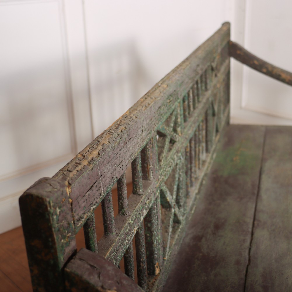 Original Painted Italian Settle View V