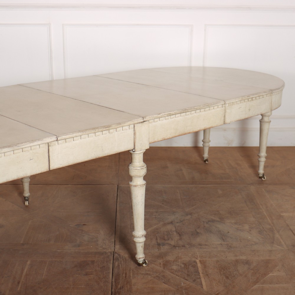 Swedish Painted Extending Dining Table View II
