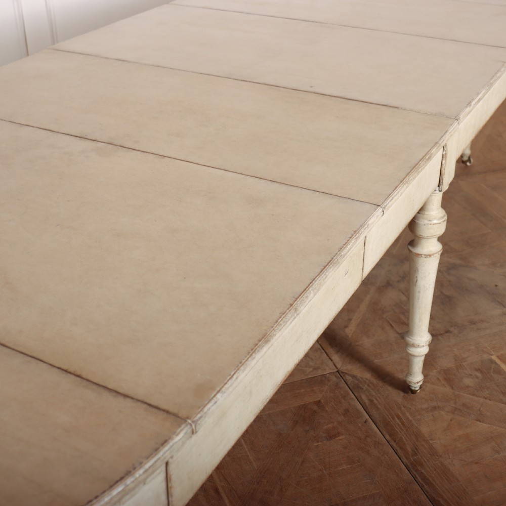 Swedish Painted Extending Dining Table View III