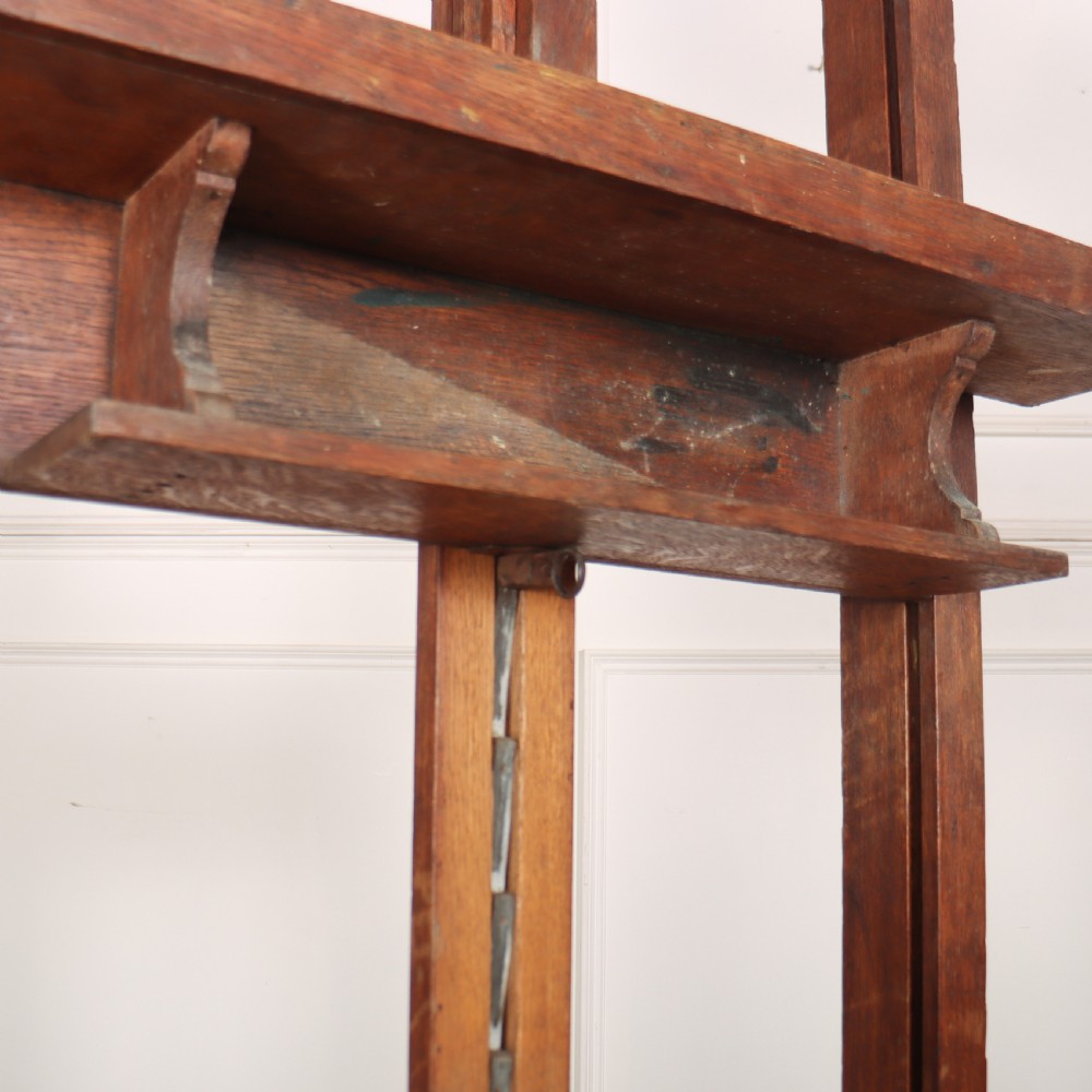 19th Century Scottish Oak Easel View III