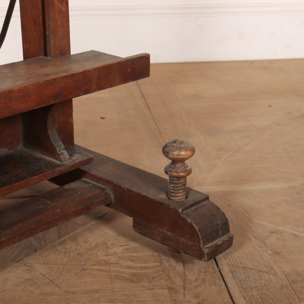 19th Century Scottish Oak Easel View IV
