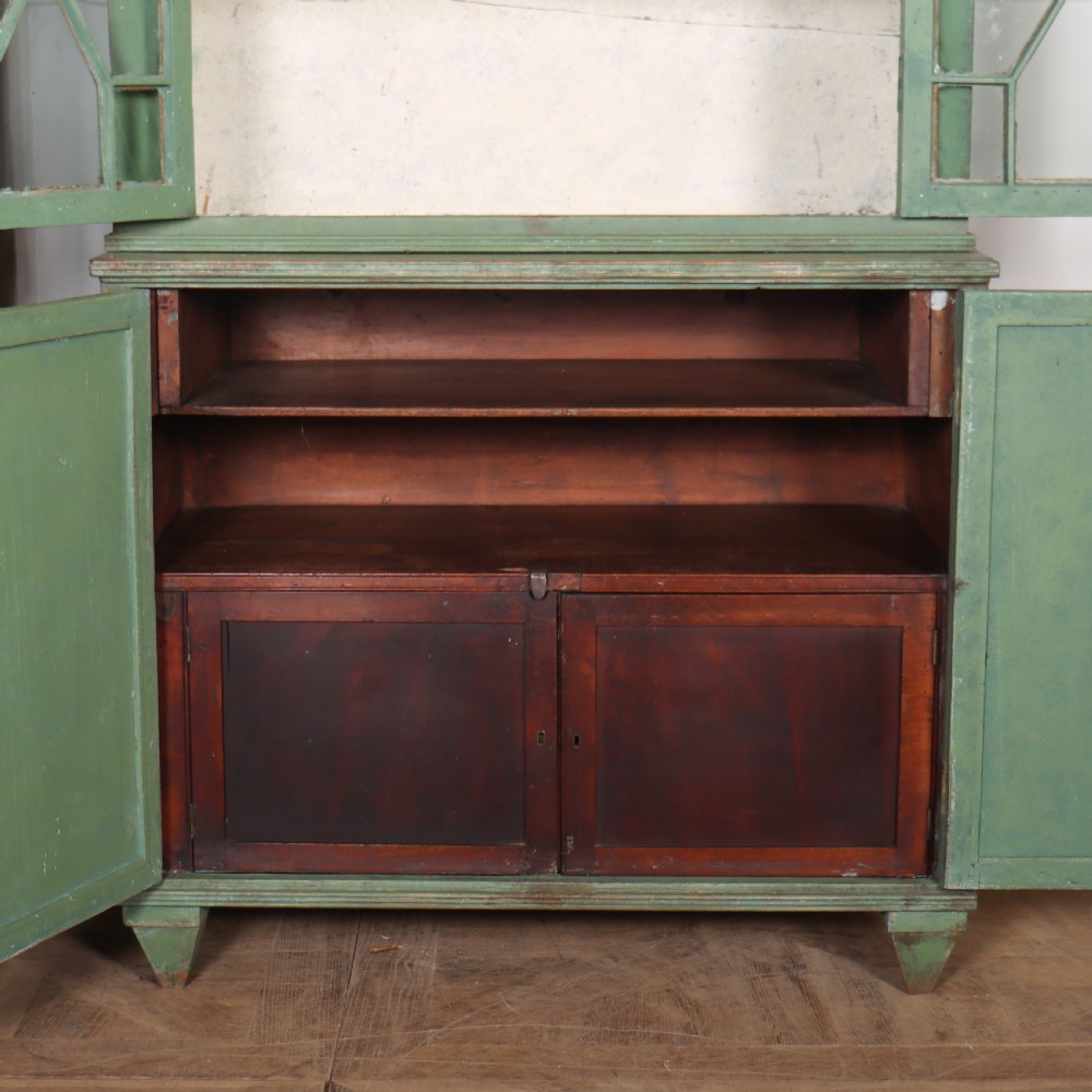 Pair of Narrow Painted Bookcases View VII