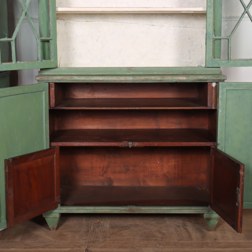 Pair of Narrow Painted Bookcases View VIII