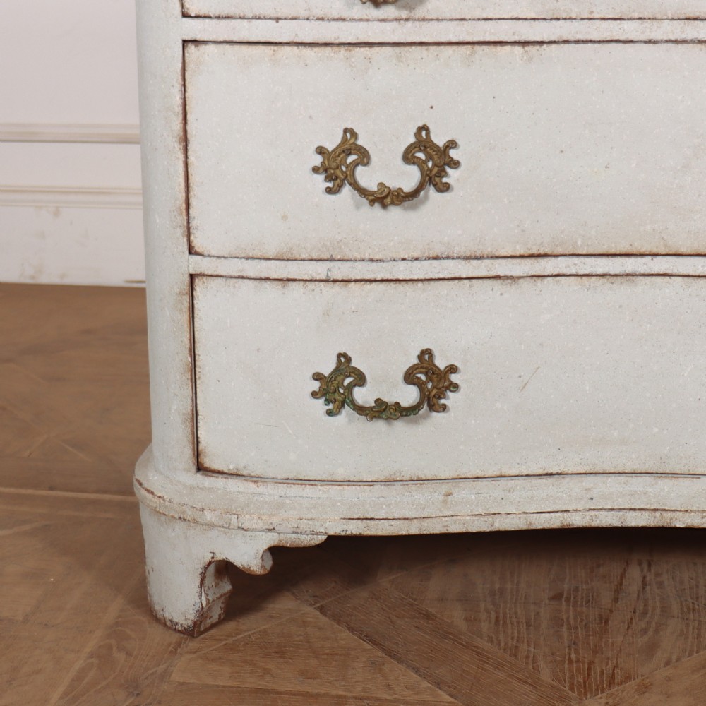 Austrian Painted Serpentine Commode View III
